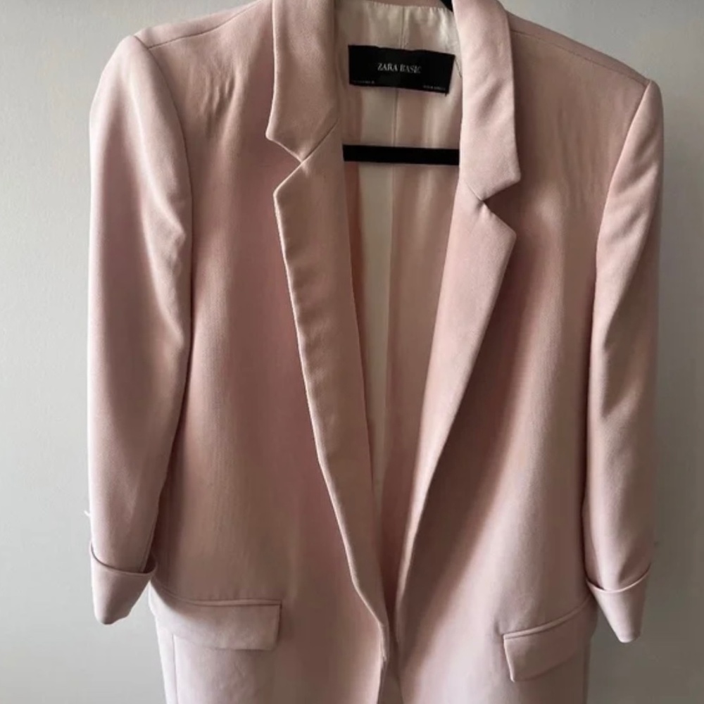 Zara pink blazer